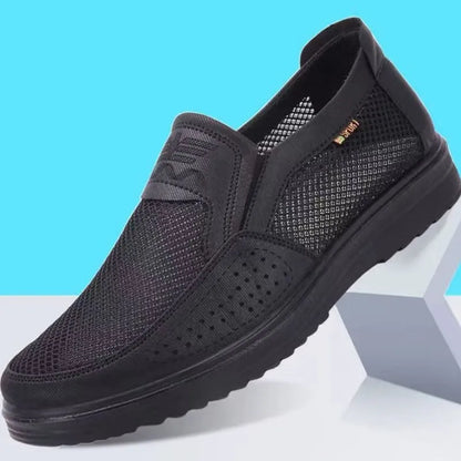 Mocasines de piel transpirables para hombre