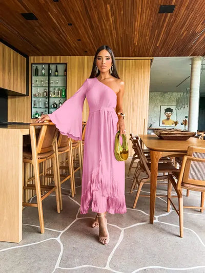 Lucy - Vestido de moda con flecos