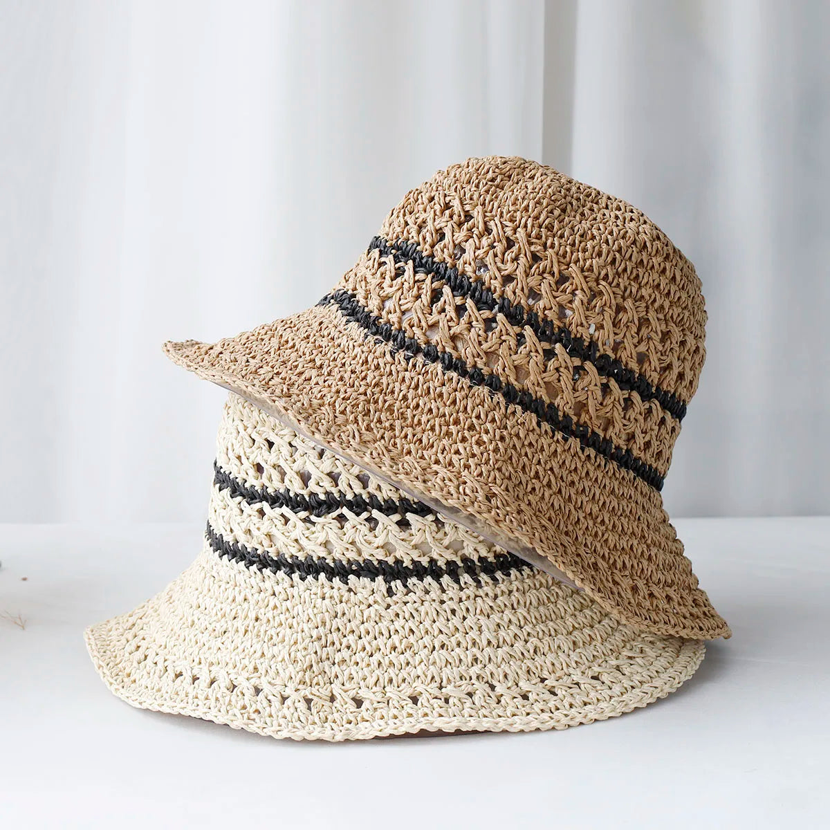 Tejido de moda sombreros de verano perfecto