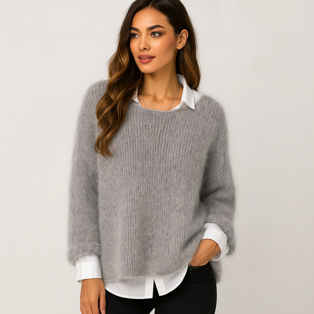 Suéter de mujer suave tipo mohair - Larissa
