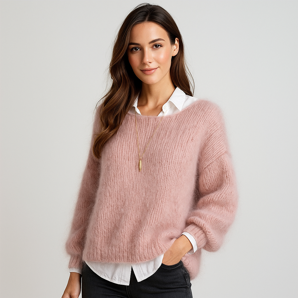 Suéter de mujer suave tipo mohair - Larissa