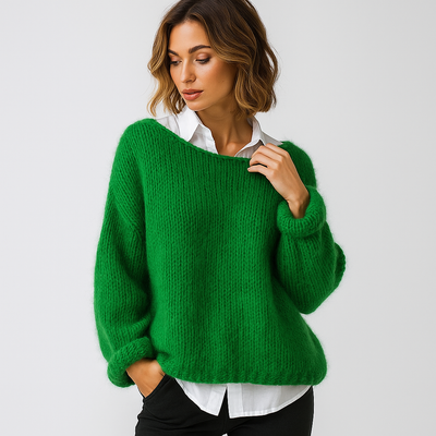 Suéter de mujer suave tipo mohair - Larissa