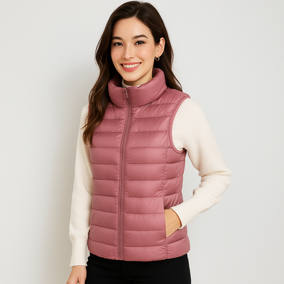 Chaleco acolchado para mujer ligero elegante - Thalinne