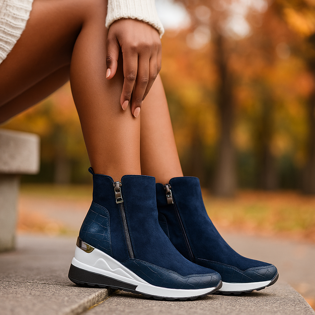 Botines mujer estilo deportivo con suela ligera - Althea