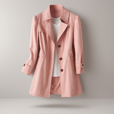 Abrigo mujer trench clasico corte elegante - Larissa