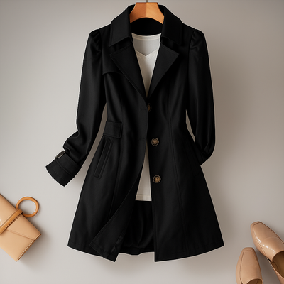 Abrigo mujer trench clasico corte elegante - Larissa