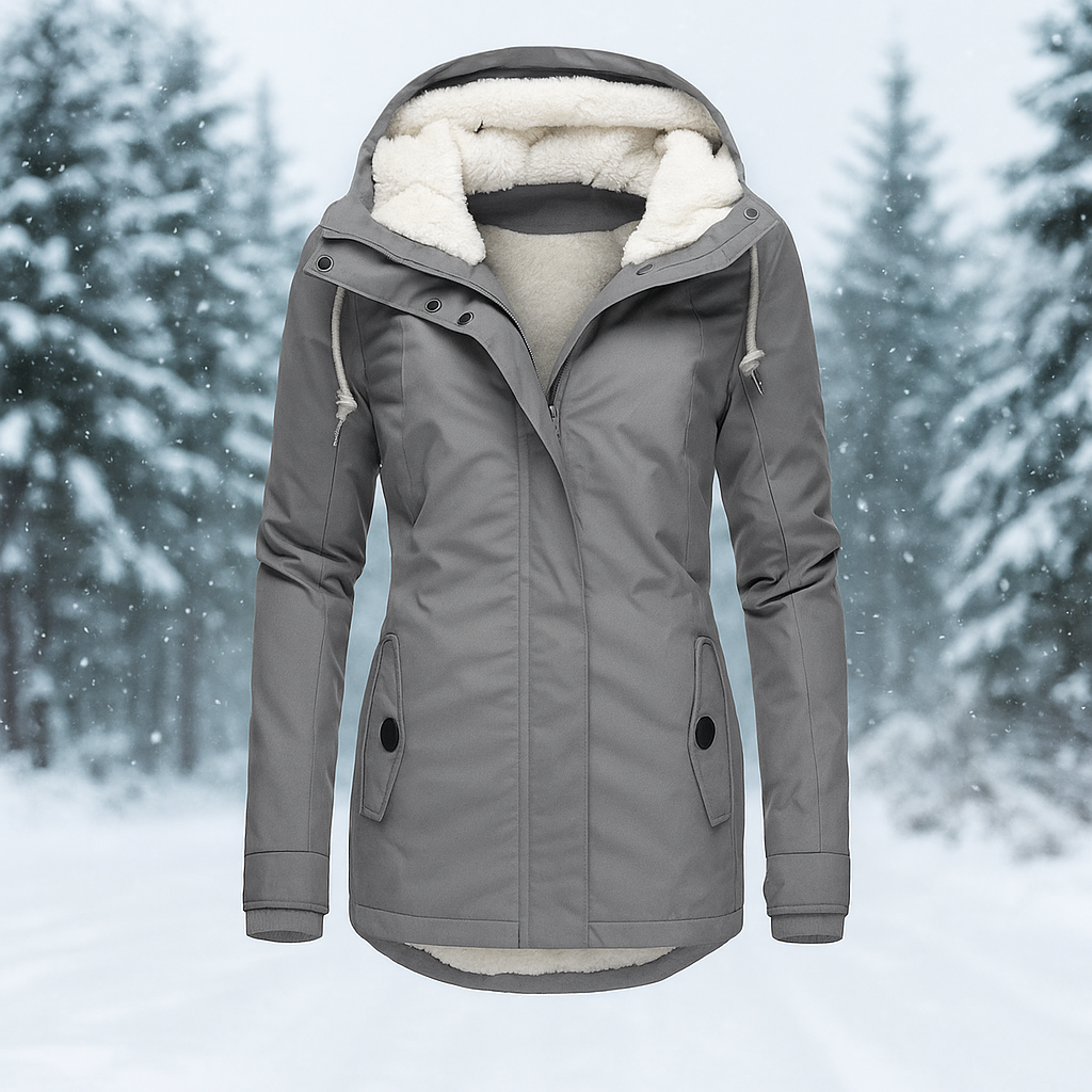 Abrigo acolchado de invierno con forro calido - Stephanie