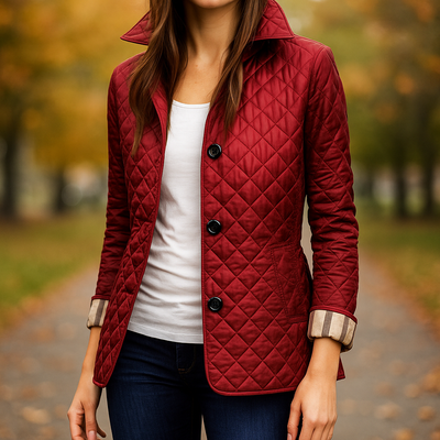 Chaqueta mujer acolchada ligera con botones frontales - Milika