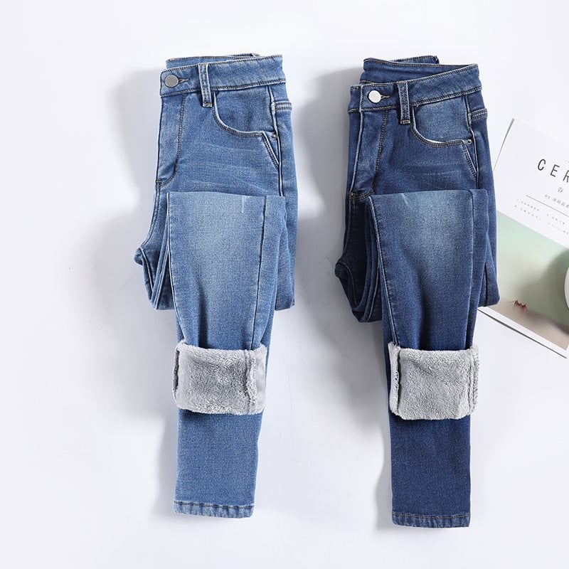 Pantalón para mujer efecto denim térmico - Davianne