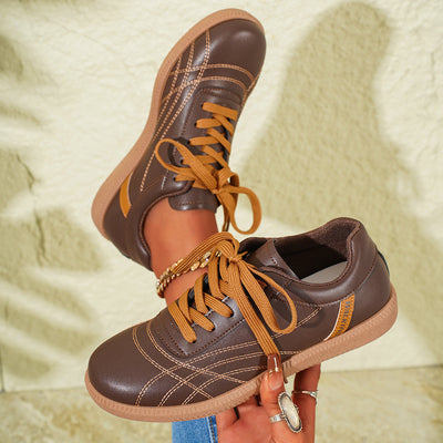 Dsjala - Zapatillas retro con cordones