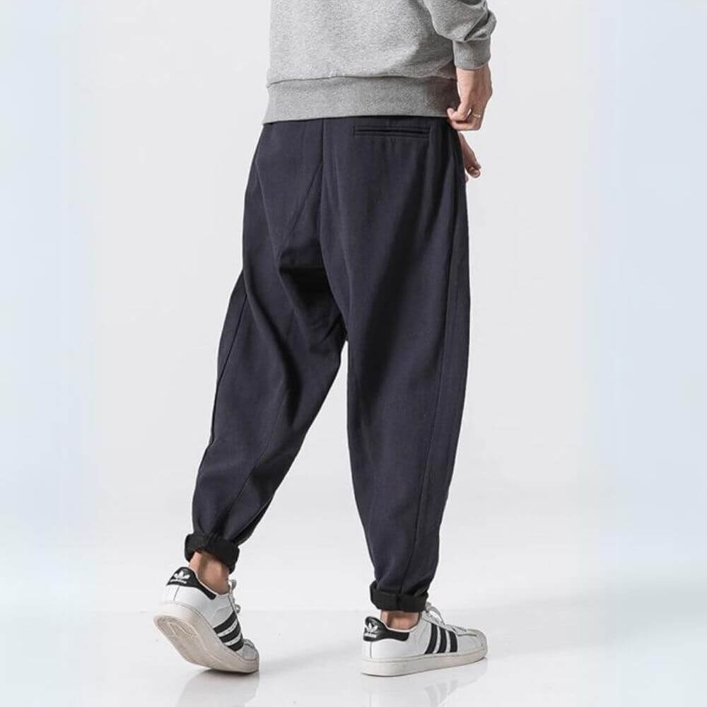 Pantalon hombre lino holgado - Iker