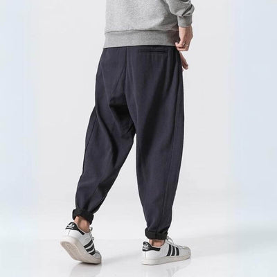 Pantalon hombre lino holgado - Iker
