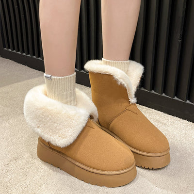 Botas de invierno para mujer con forro de felpa - Nina