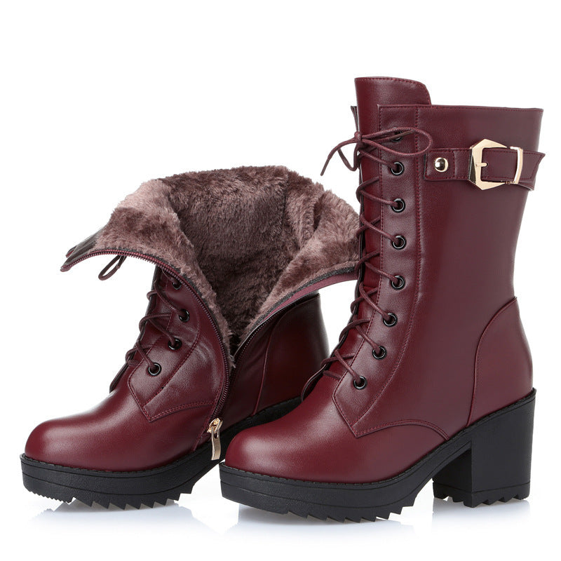Zoaha - Botas Martin de piel