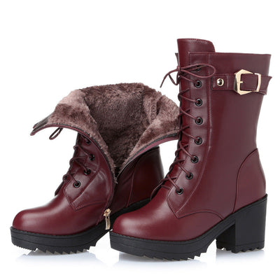 Zoaha - Botas Martin de piel