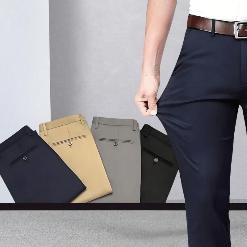 ALWIN - Pantalones elásticos para hombre