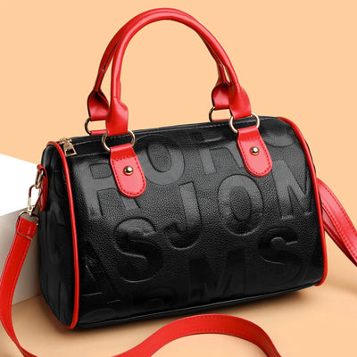 Bolso de mano para mujer piel sintética grabado en relieve - Yanelis
