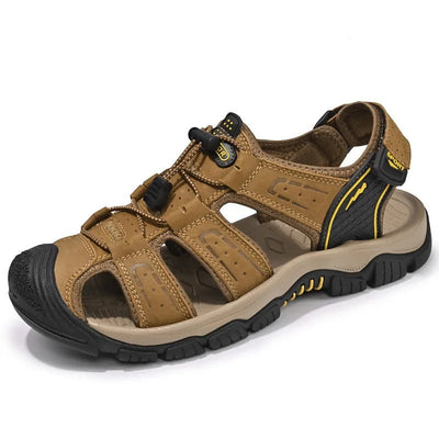 Sandalias outdoor hombre cuero transpirable - Dakar