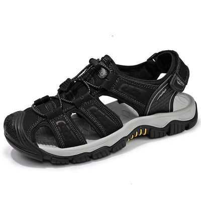 Sandalias outdoor hombre cuero transpirable - Dakar