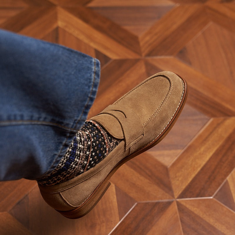 Mocasines hombre cuero genuino estilo clásico - Whitmore