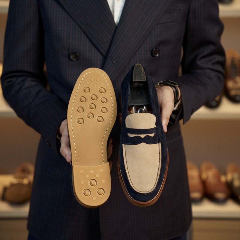 Mocasines hombre cuero genuino estilo clásico - Whitmore