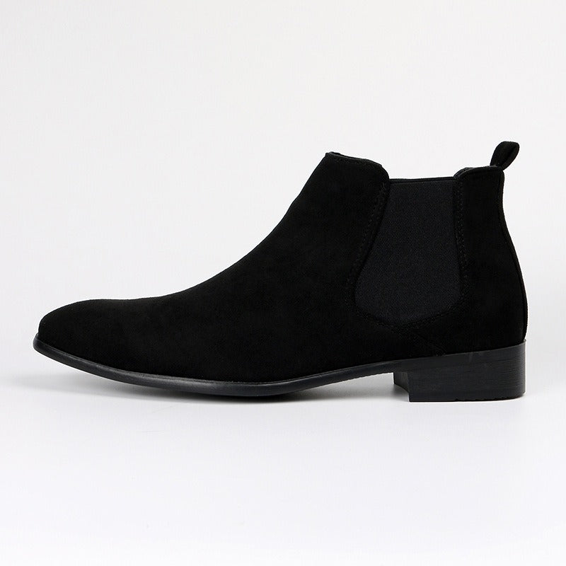 Botines hombre ante estilo chelsea punta cuadrada - Álvaro