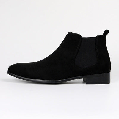 Botines hombre ante estilo chelsea punta cuadrada - Álvaro