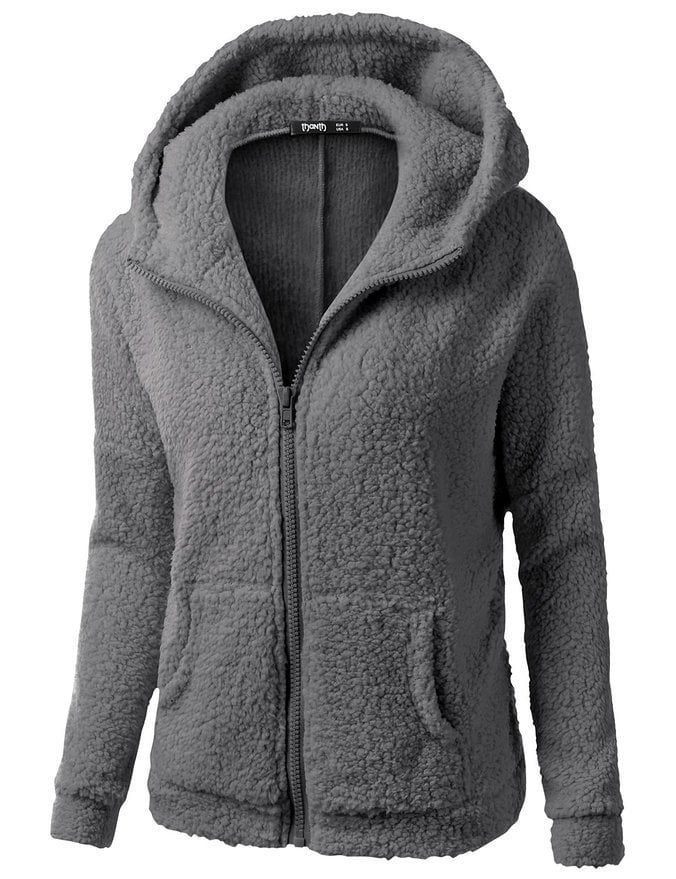 Chaqueta polar con capucha  - Rachel