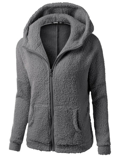 Chaqueta polar con capucha  - Rachel