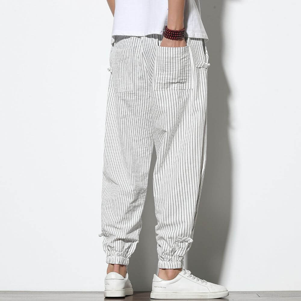 Pantalon hombre estampado de rayas - Matteo