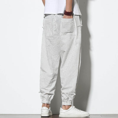 Pantalon hombre estampado de rayas - Matteo