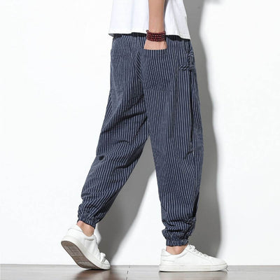 Pantalon hombre estampado de rayas - Matteo