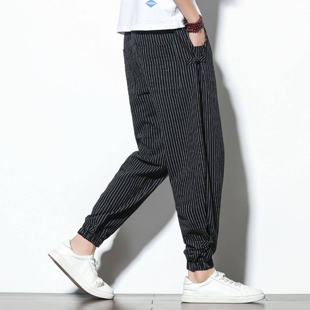 Pantalon hombre estampado de rayas - Matteo