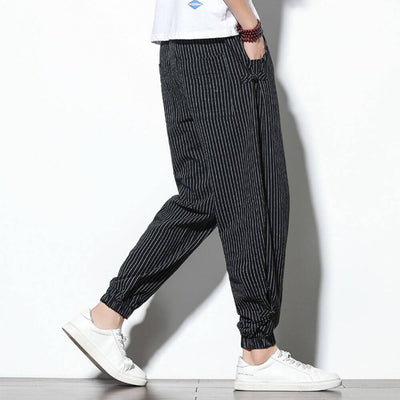 Pantalon hombre estampado de rayas - Matteo