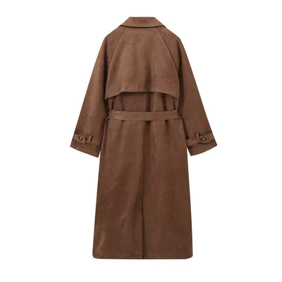 Abrigo largo vintage estilo de otoño - Kloe