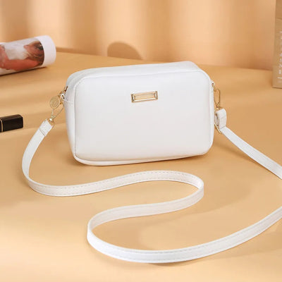 Bolso bandolera mujer piel sintética diseño minimalista - Clara
