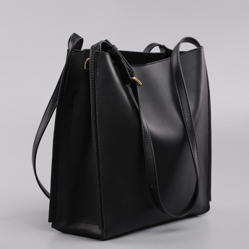 Bolso shopper para mujer de piel sintética con diseño estructurado - Natalia