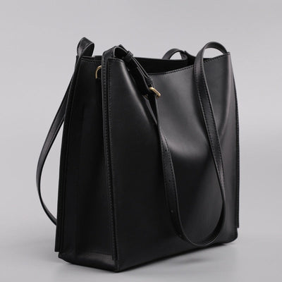 Bolso shopper para mujer de piel sintética con diseño estructurado - Natalia