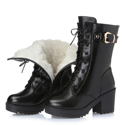 Zoaha - Botas Martin de piel