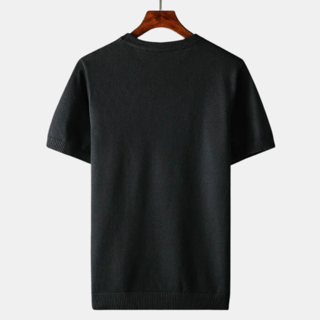 Camiseta de hombre de cuello redondo