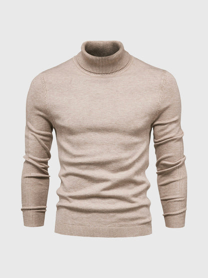 Jersey de cuello alto para hombre, lavable