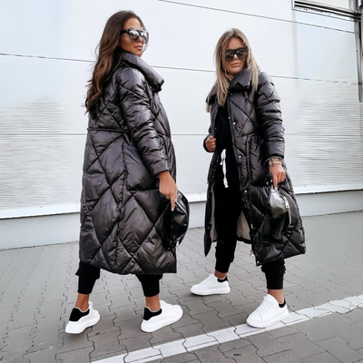 Abrigo elegante acolchado mujer - Elara