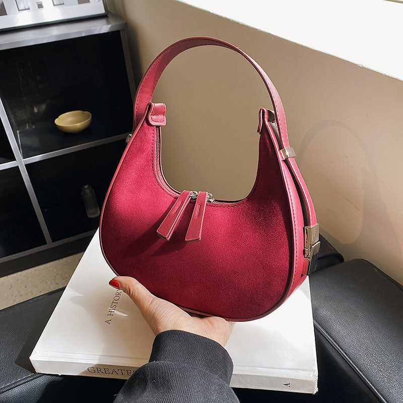 Bolso de hombro mate estilo frances - Solenne