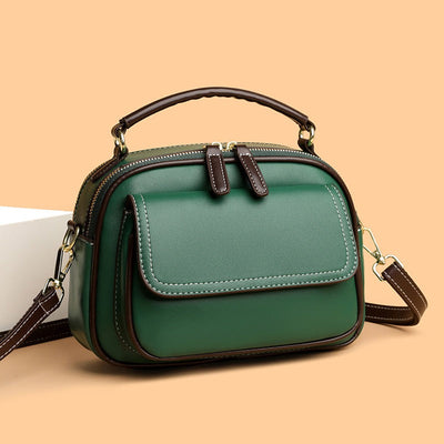 Bolso bandolera mujer piel sintética estructura compacta - Mireille