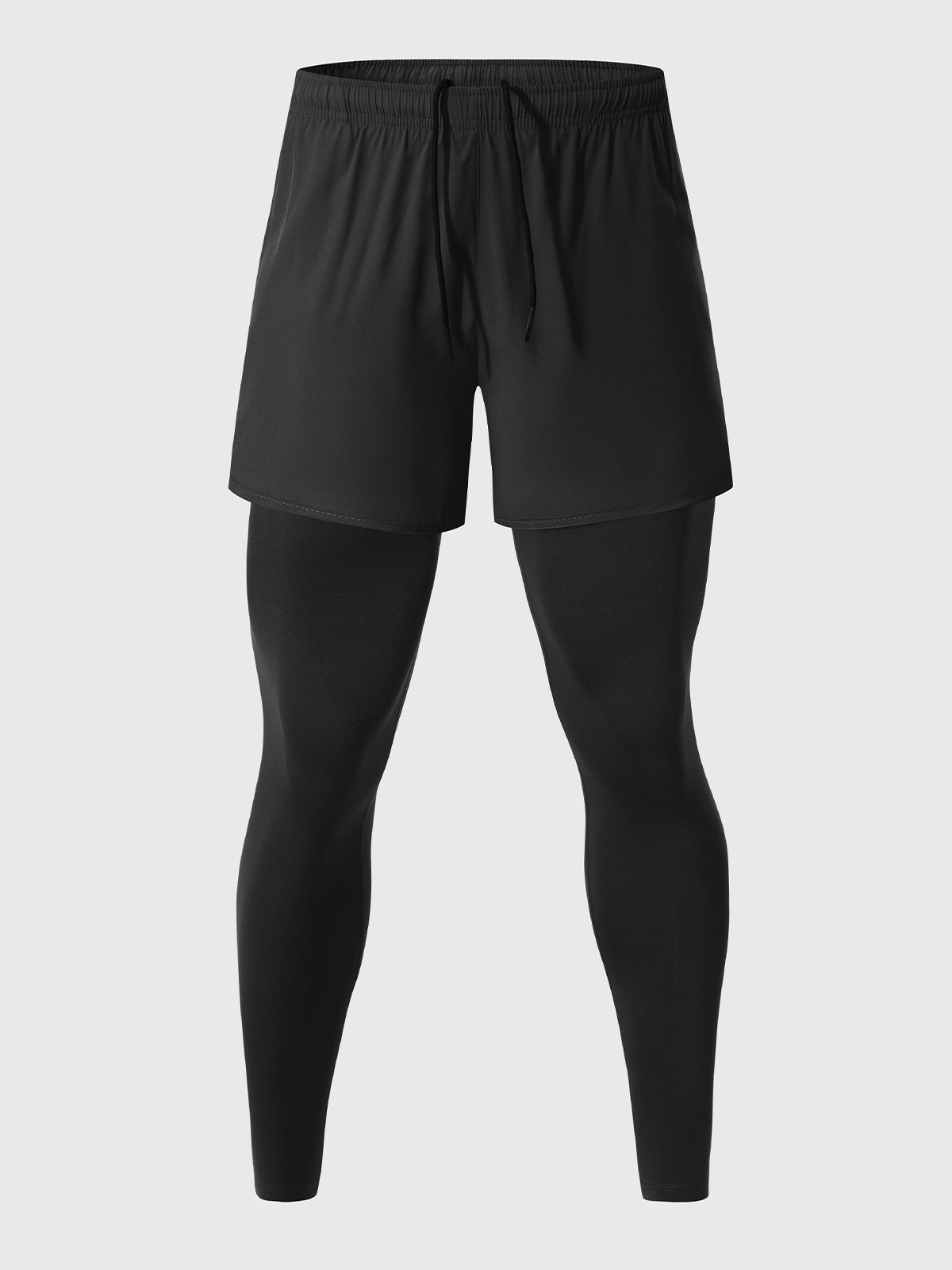 Pantalón Deportivo Short Combinado Intervalo 2 en 1