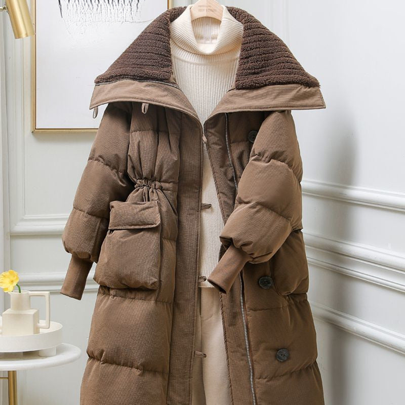 Abrigo largo acolchado para mujer - Amandine