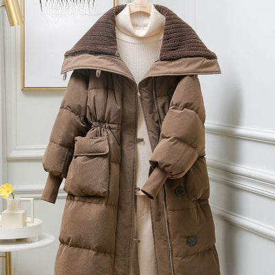 Abrigo largo acolchado para mujer - Amandine