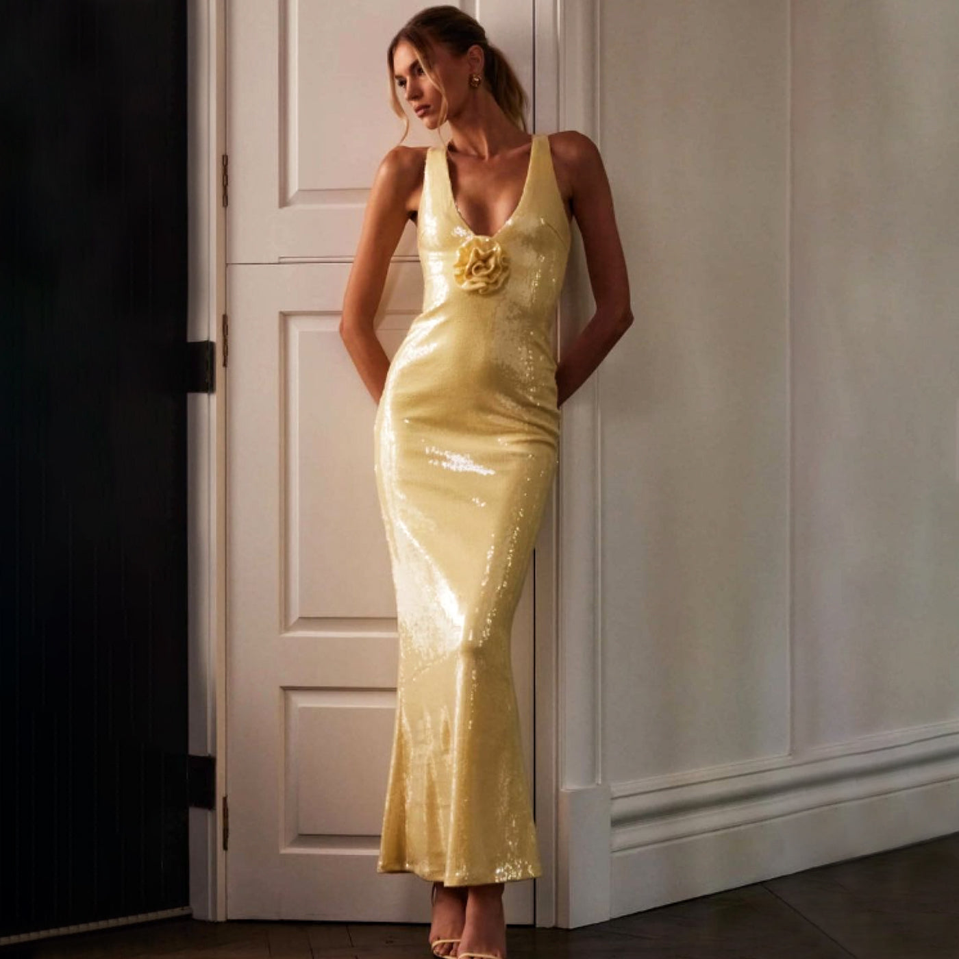 Vestido de lentejuelas para mujer - Maelise