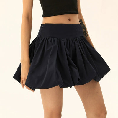 Falda globo de mujer con un corte voluminoso y femenino, ideal para un look moderno y original
