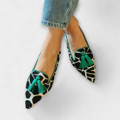 Mocasines de dama con estampado - Siena